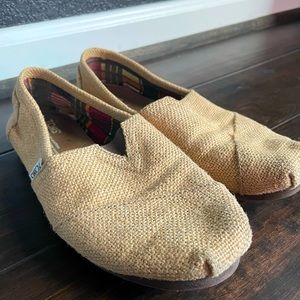 Natural Burlap TOMS